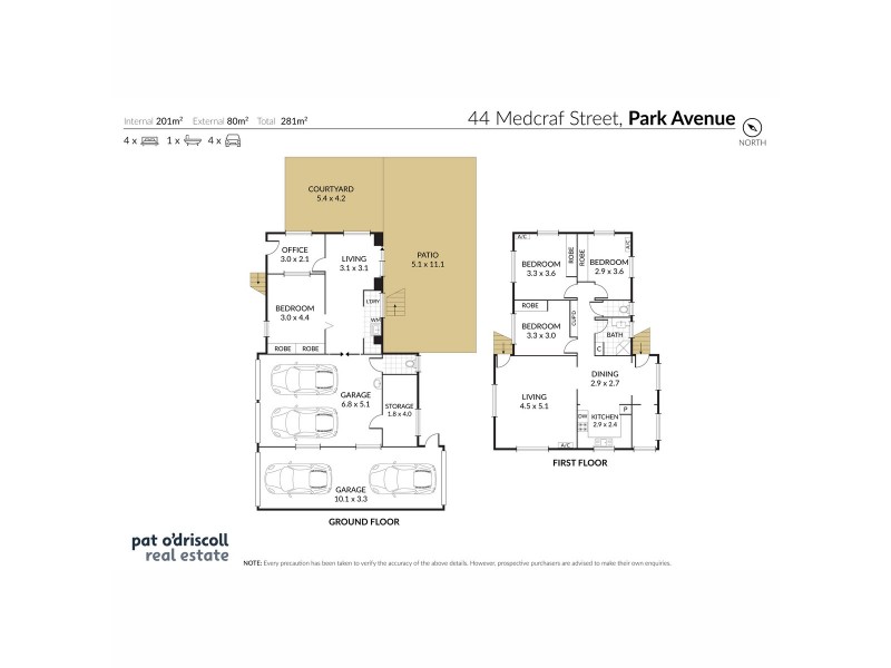 44 Medcraf Street, Park Avenue QLD 4701 Floorplan