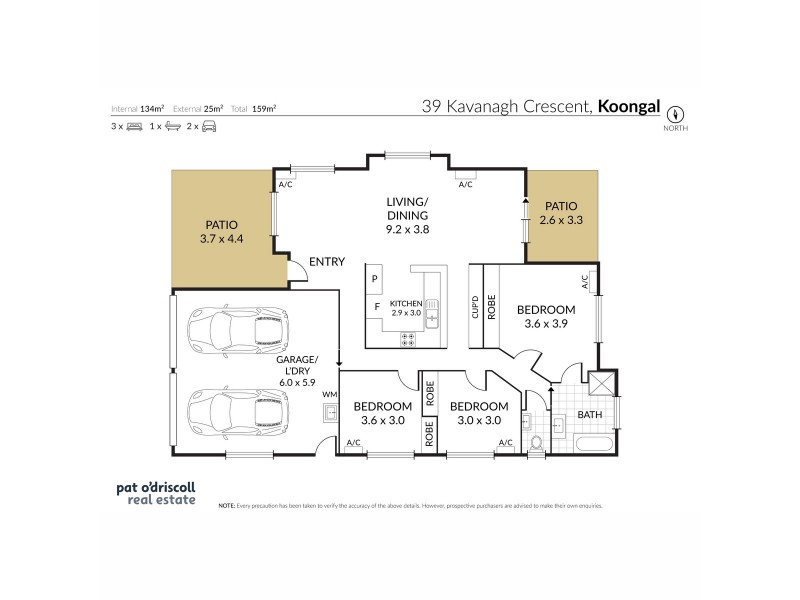 39 Kavanagh Crescent, Koongal QLD 4701 Floorplan