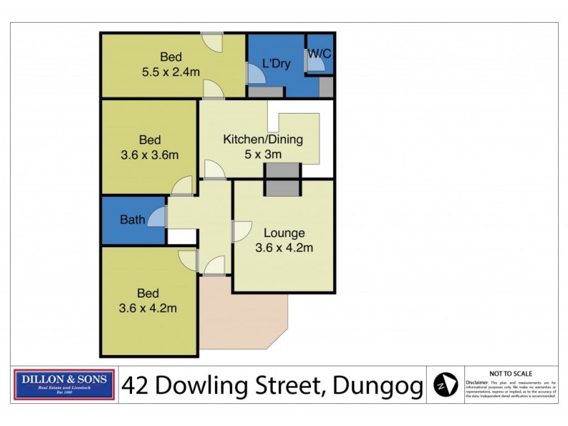 42 Dowling Street, Dungog NSW 2420 Floorplan