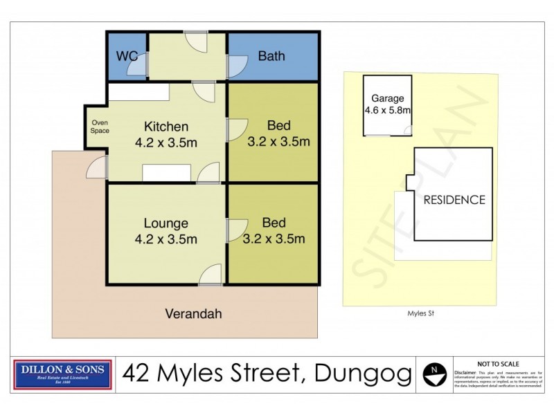 42 Myles Street, Dungog NSW 2420 Floorplan