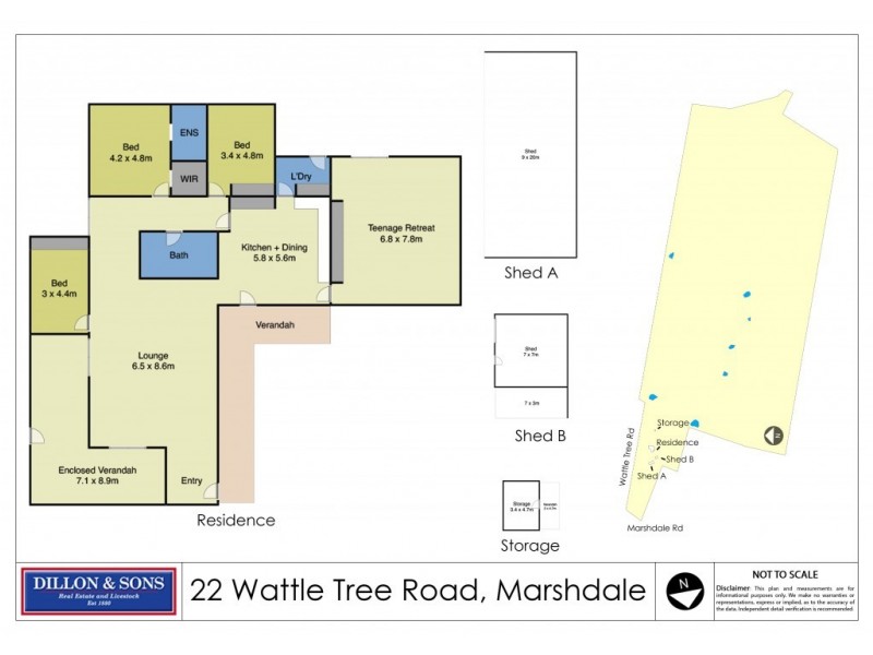 22 Wattle Tree Road,Flat Tops Via, Dungog NSW 2420 Floorplan