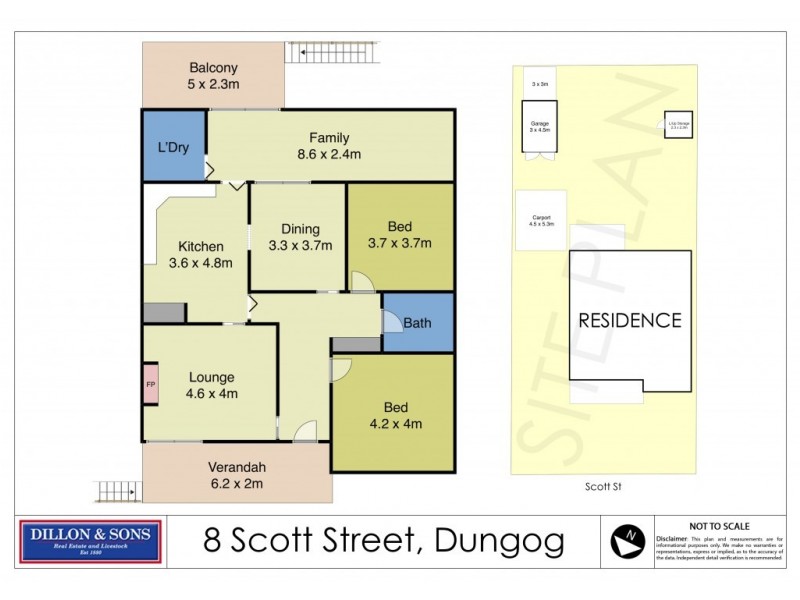 8 Scott Avenue, Dungog NSW 2420 Floorplan