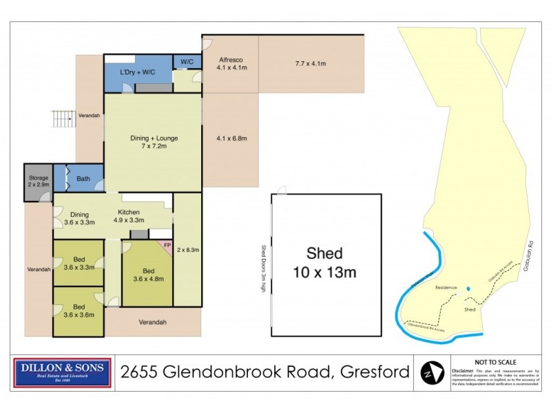 2655 Glendonbrook Road, Gresford NSW 2311 Floorplan