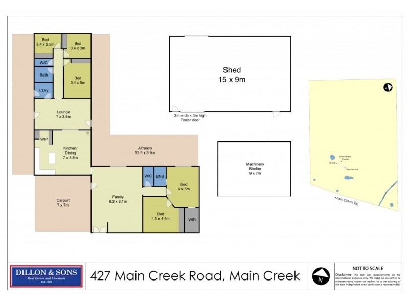 427 Main Creek Road, Dungog NSW 2420 Floorplan