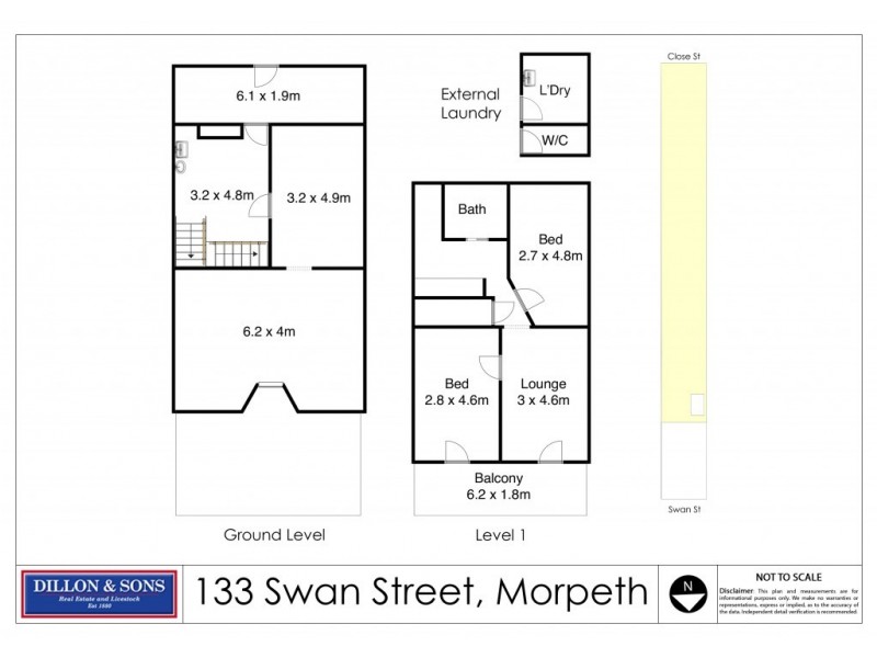 133 Swan Street, Morpeth NSW 2321 Floorplan