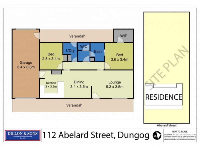 112 Abelard Street, Dungog NSW 2420 Floorplan