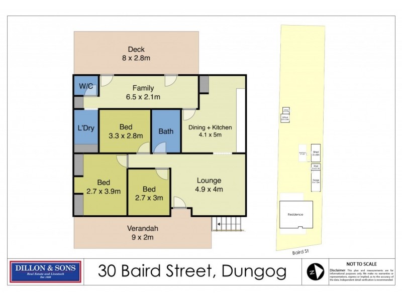 30 Baird Street, Dungog NSW 2420 Floorplan