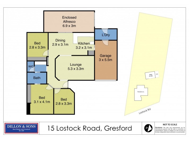 15 Lostock Road, Gresford NSW 2311 Floorplan