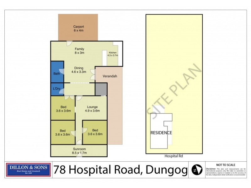 78 Hospital Road, Dungog NSW 2420 Floorplan
