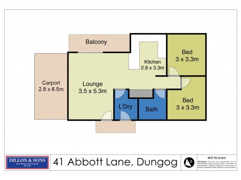 41 Abbott Lane, Dungog NSW 2420 Floorplan
