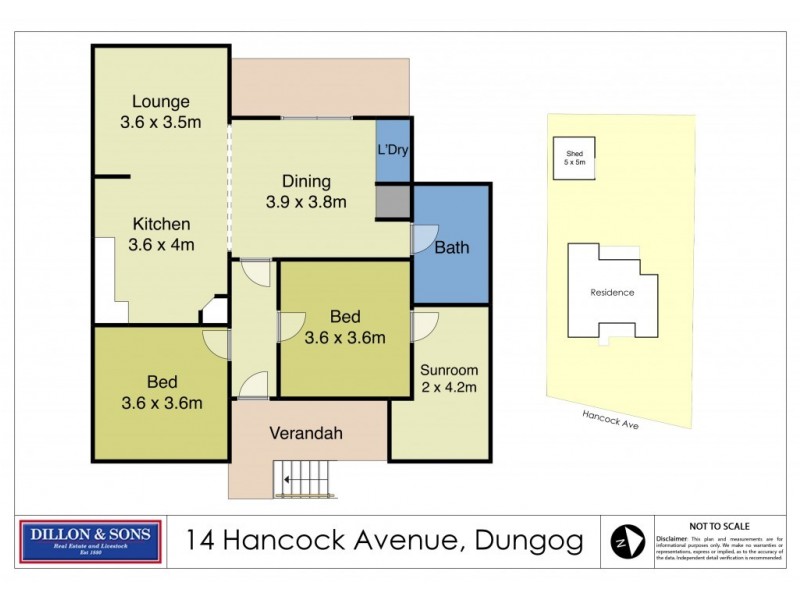14 Hancock Avenue, Dungog NSW 2420 Floorplan