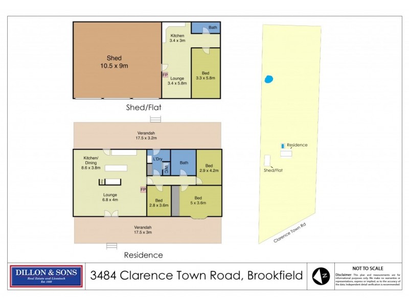 3484 Clarence Town Road, Brookfield Via, Dungog NSW 2420 Floorplan