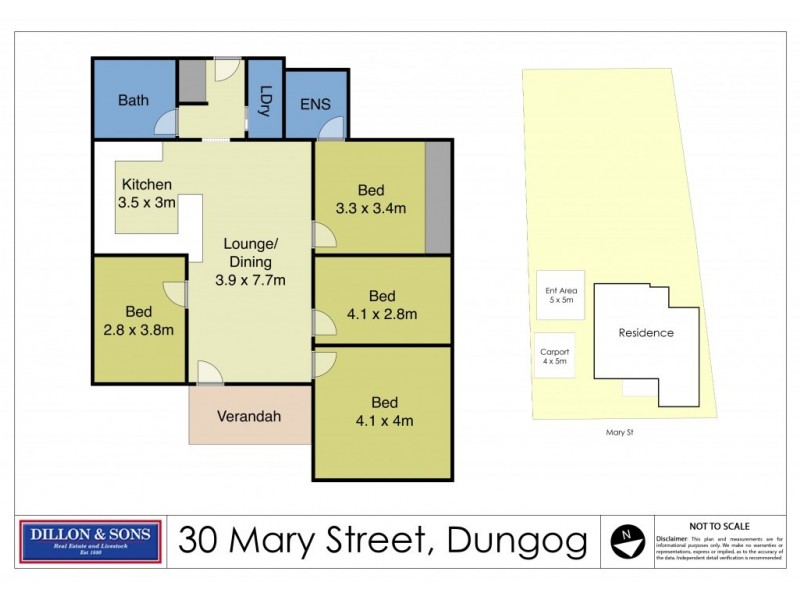 30 Mary Street, Dungog NSW 2420 Floorplan