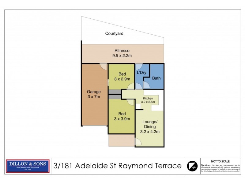 3/181 Adelaide Street, Raymond Terrace NSW 2324 Floorplan