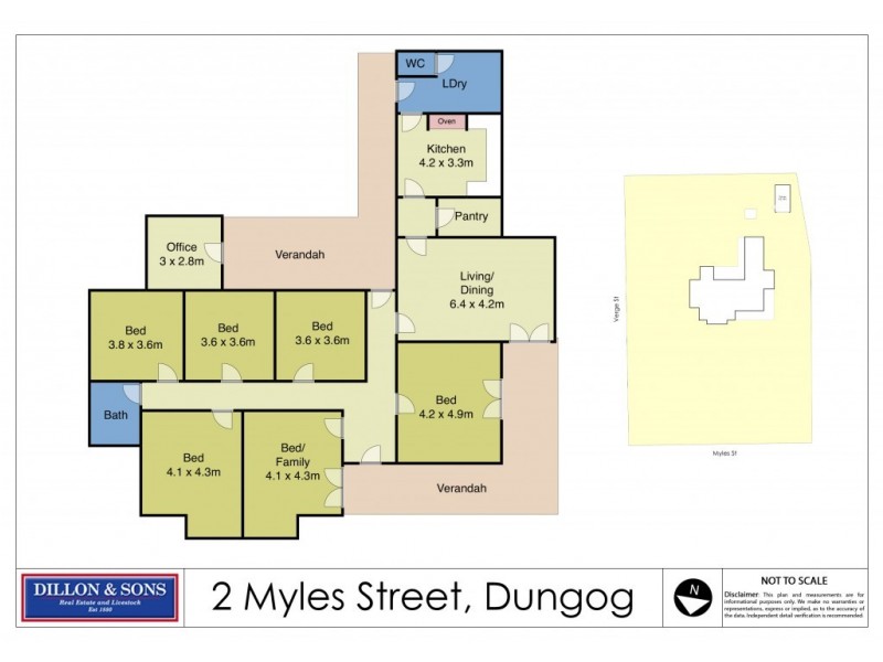 2 Myles Street, Dungog NSW 2420 Floorplan