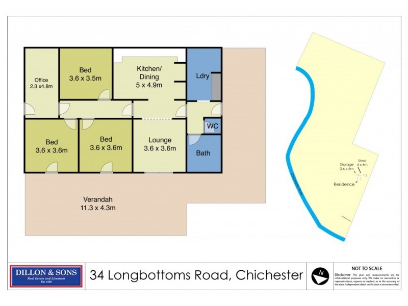 34 Longbottom Road, Chichester Via, Dungog NSW 2420 Floorplan