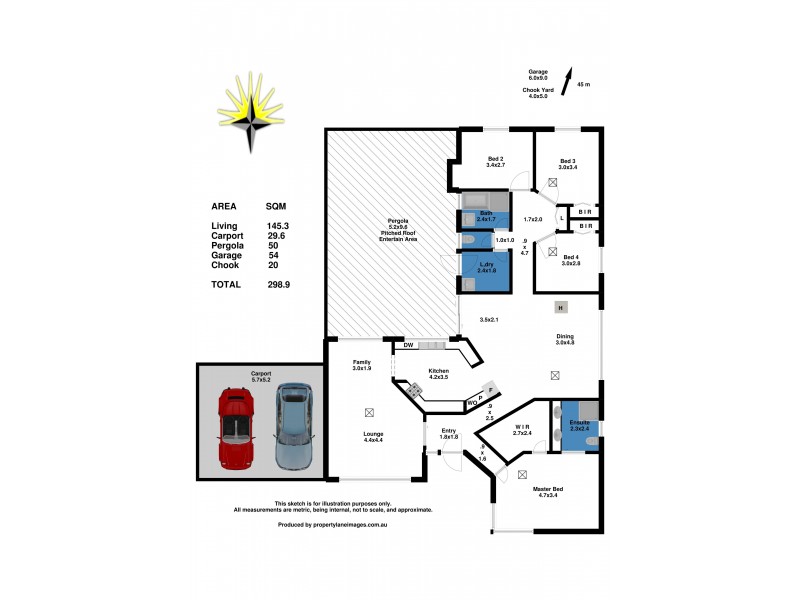 2 Connell Vale Road, Lewiston SA 5501 Floorplan