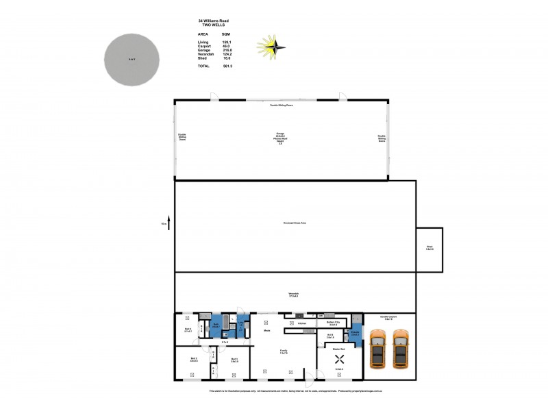 34 Williams Road, Two Wells SA 5501 Floorplan
