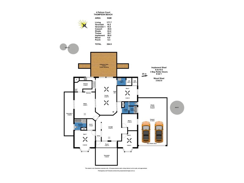 4 Pelican Court, Thompson Beach SA 5501 Floorplan