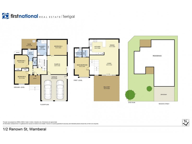 1/2 Renown Street, Wamberal NSW 2260 Floorplan