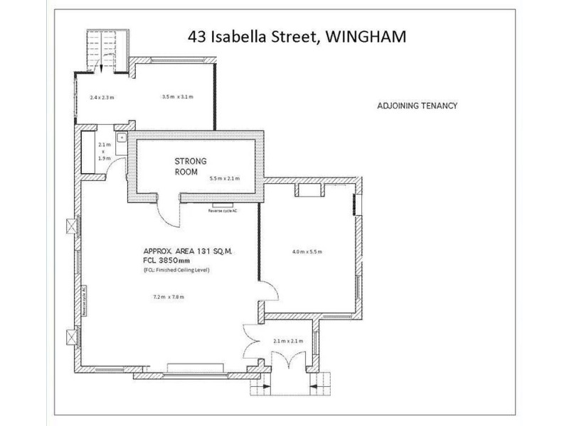 43a Isabella Street, Wingham NSW 2429 Floorplan