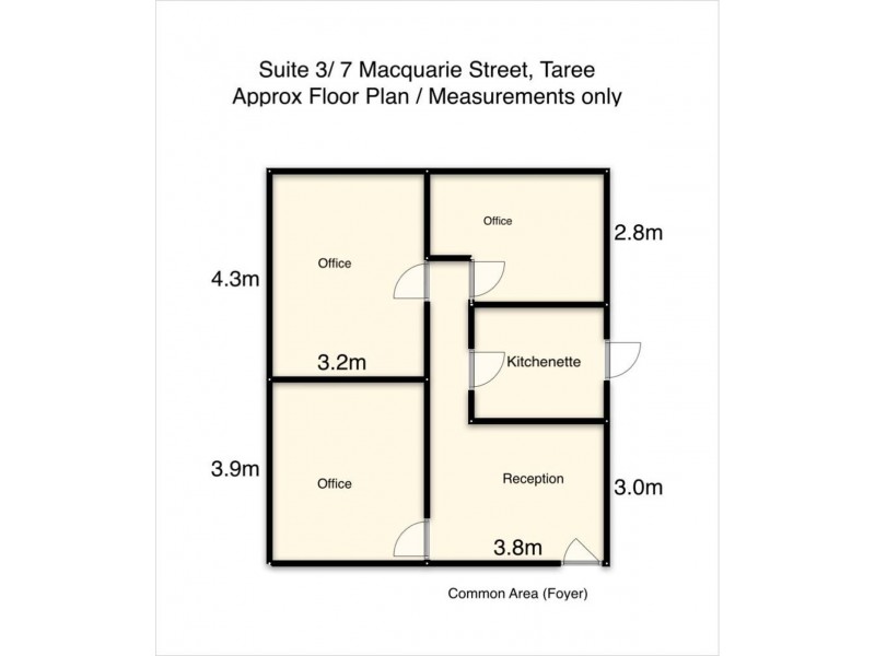 Suite 3/7 Macquarie Street, Taree NSW 2430 Floorplan