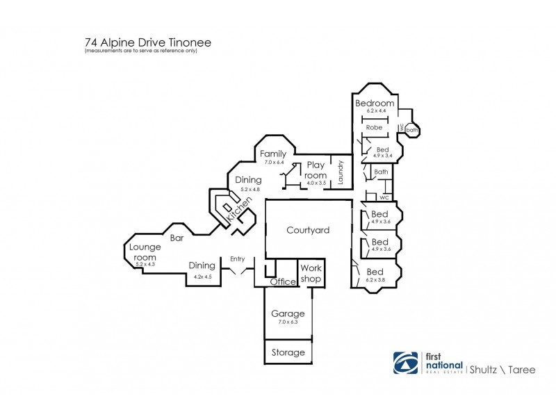 74 Alpine Drive, Taree NSW 2430 Floorplan