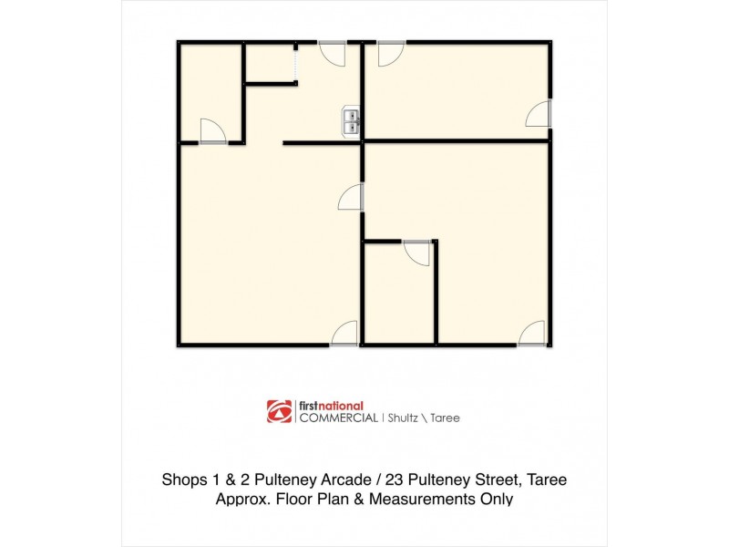 Shops 1 & 2/23 Pulteney Street, Taree NSW 2430 Floorplan