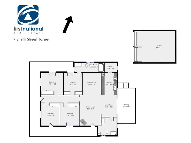 9 Smith Street, Taree NSW 2430 Floorplan