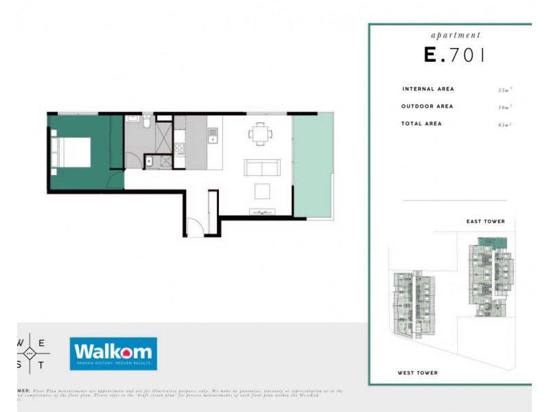 701/11 Charles Street, Wickham NSW 2293 Floorplan