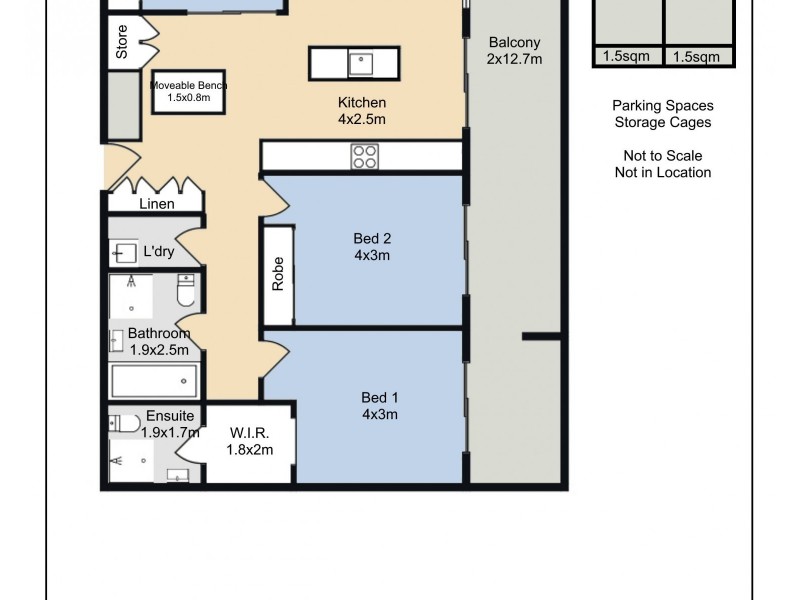 904/9 Station Street, Wickham NSW 2293 Floorplan