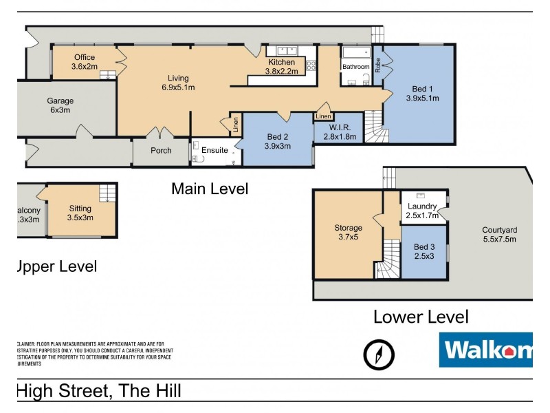 1 High Street, The Hill NSW 2300 Floorplan