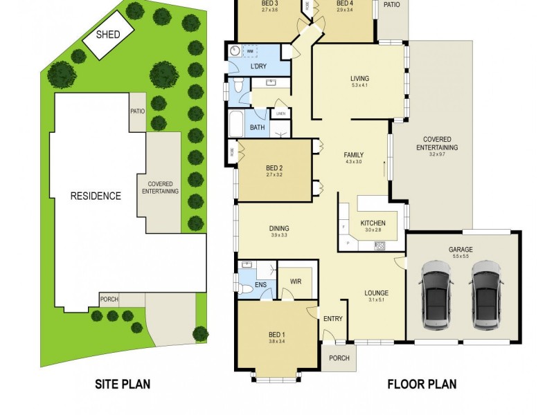5 Daintree Close, Cardiff Heights NSW 2285 Floorplan
