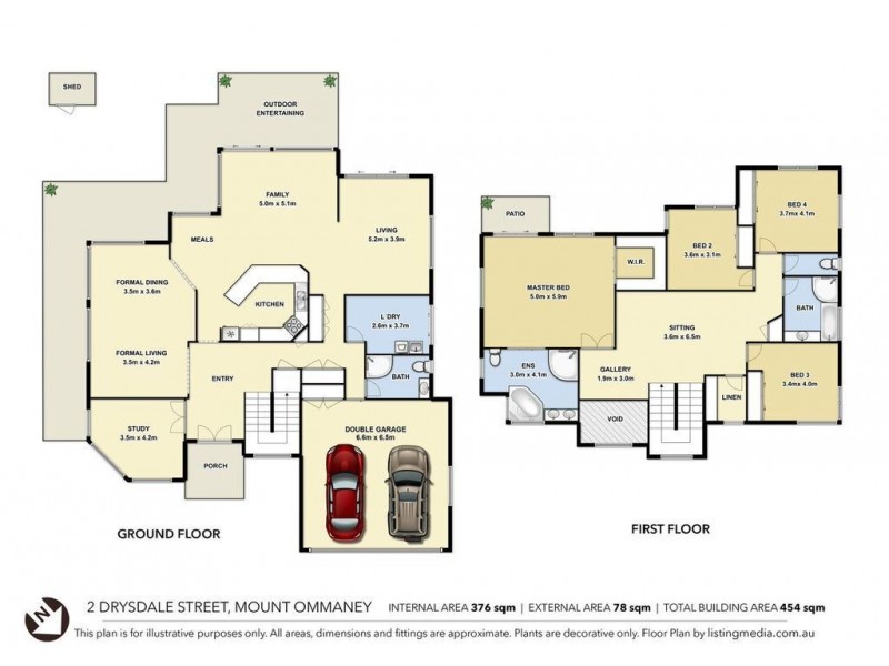 2 Drysdale Street, Mount Ommaney QLD 4074 Floorplan