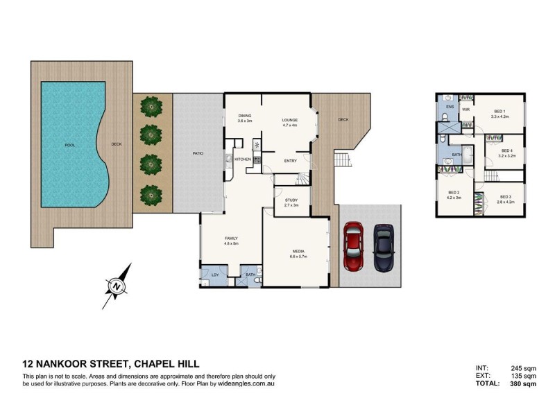12 Nankoor St, Chapel Hill QLD 4069 Floorplan