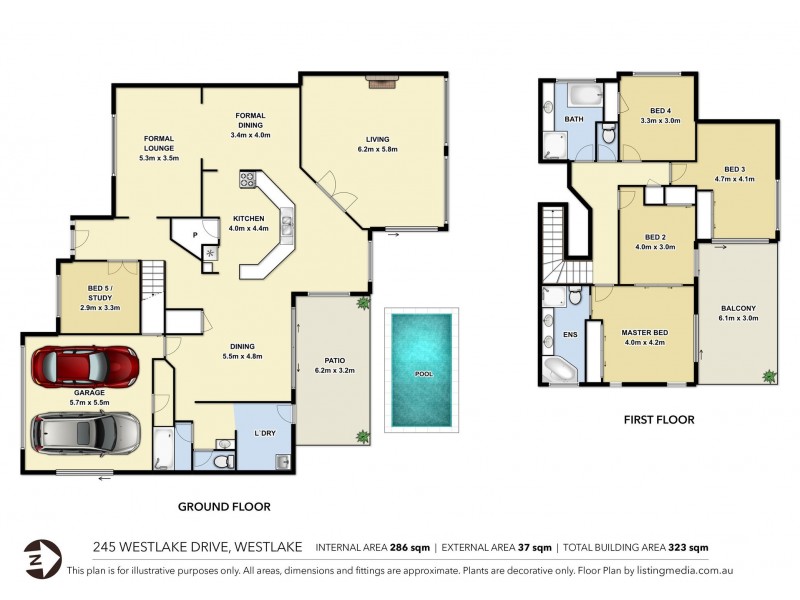 245 Westlake Drive, Westlake QLD 4074 Floorplan
