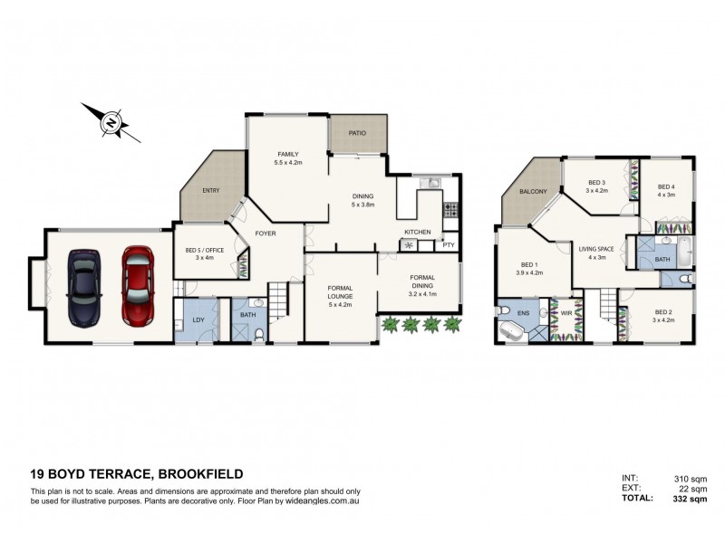 19 Boyd Tce, Brookfield QLD 4069 Floorplan