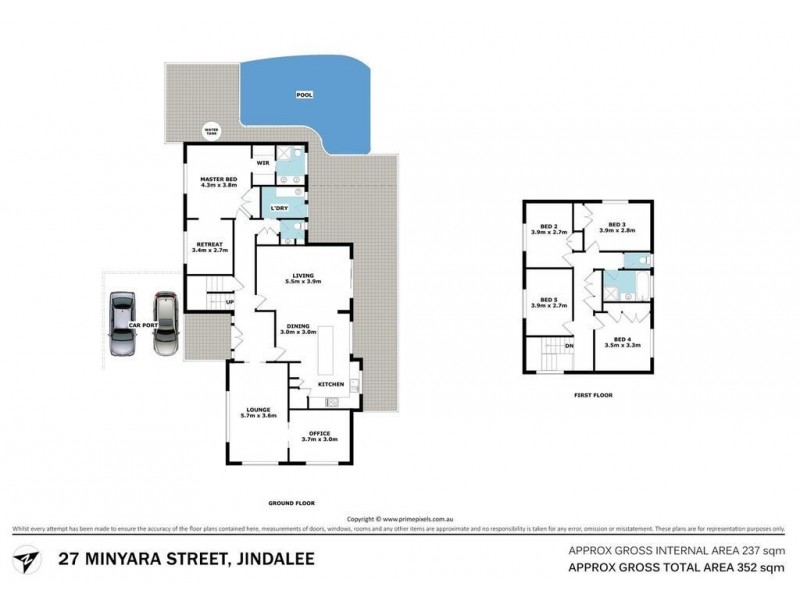 27 Minyara Street, Jindalee QLD 4074 Floorplan