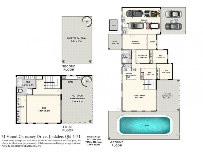 74 Mount Ommaney Drive, Jindalee QLD 4074 Floorplan