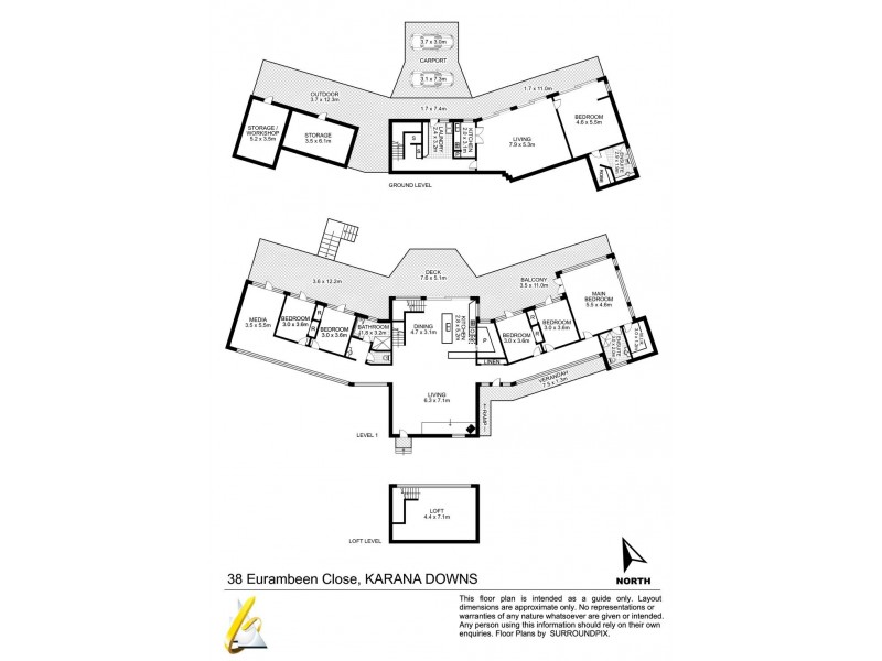 38 Eurambeen Close, Karana Downs QLD 4306 Floorplan