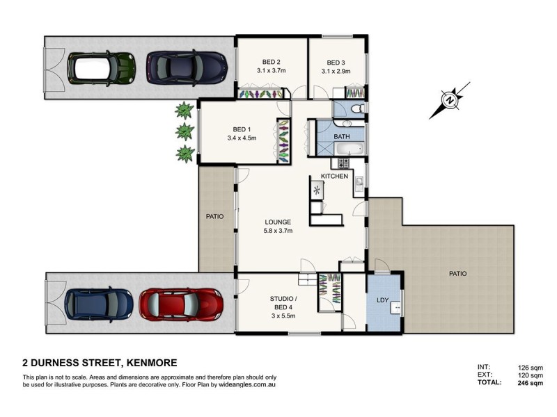 2 Durness St, Kenmore QLD 4069 Floorplan
