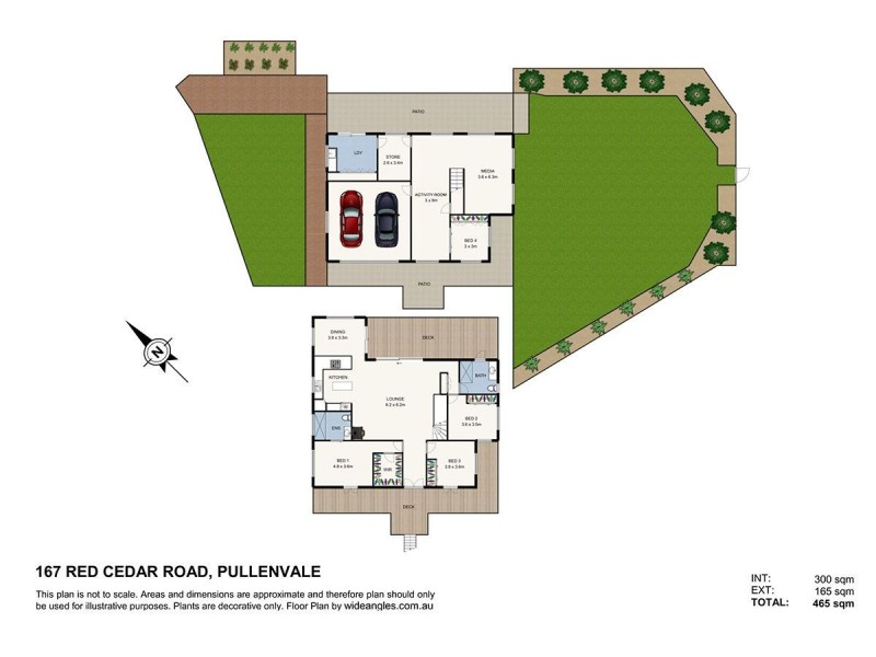 167 Red Cedar Road, Pullenvale QLD 4069 Floorplan