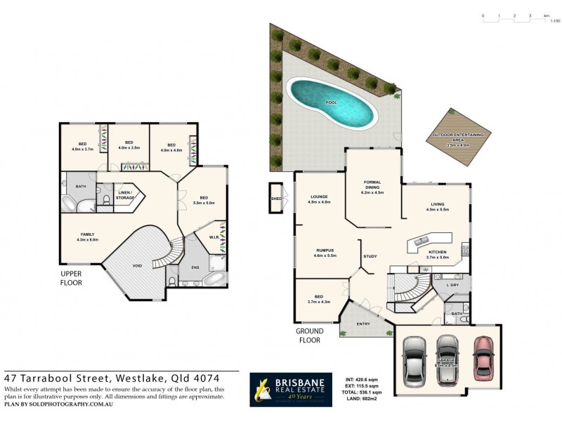 47 Tarrabool Street, Westlake QLD 4074 Floorplan