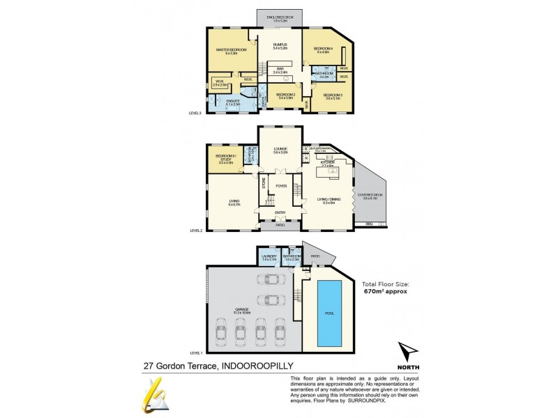 27 Gordon Terrace, Indooroopilly QLD 4068 Floorplan