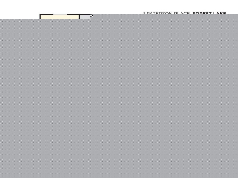 4 Paterson Pl, Forest Lake QLD 4078 Floorplan