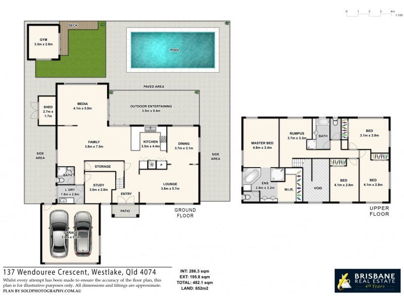 137 Wendouree Crescent, Westlake QLD 4074 Floorplan