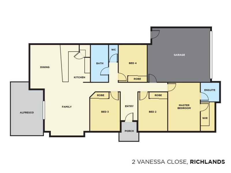 2 Vanessa Close, Richlands QLD 4077 Floorplan