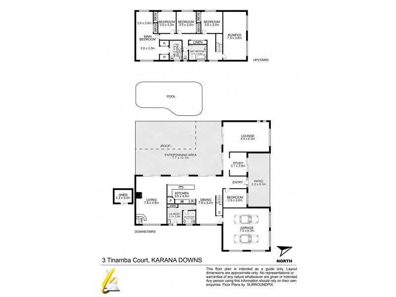 3 Tinamba Court, Karana Downs QLD 4306 Floorplan