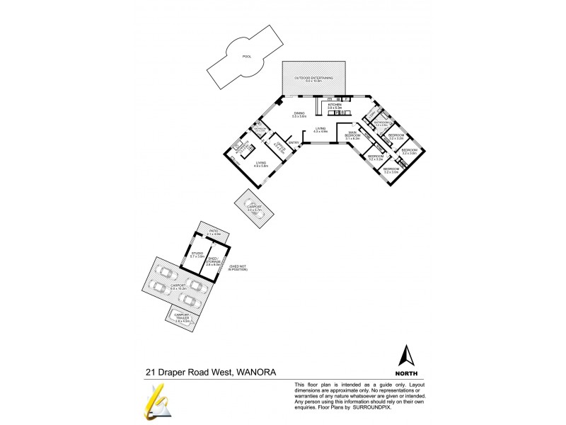 21 Drapers Road West, Wanora QLD 4306 Floorplan