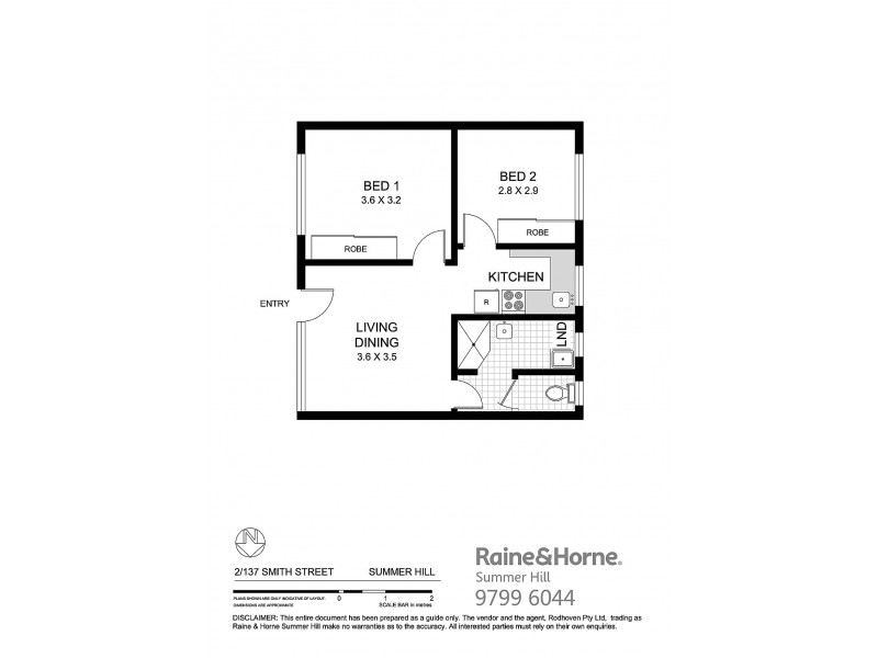 2/137 Smith Street, Summer Hill NSW 2130 Floorplan